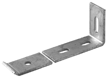 Afstandhouder set 40 x 5 mm voor dubbelstaafmat hekwerk th.vz. RAL 7016 grijs