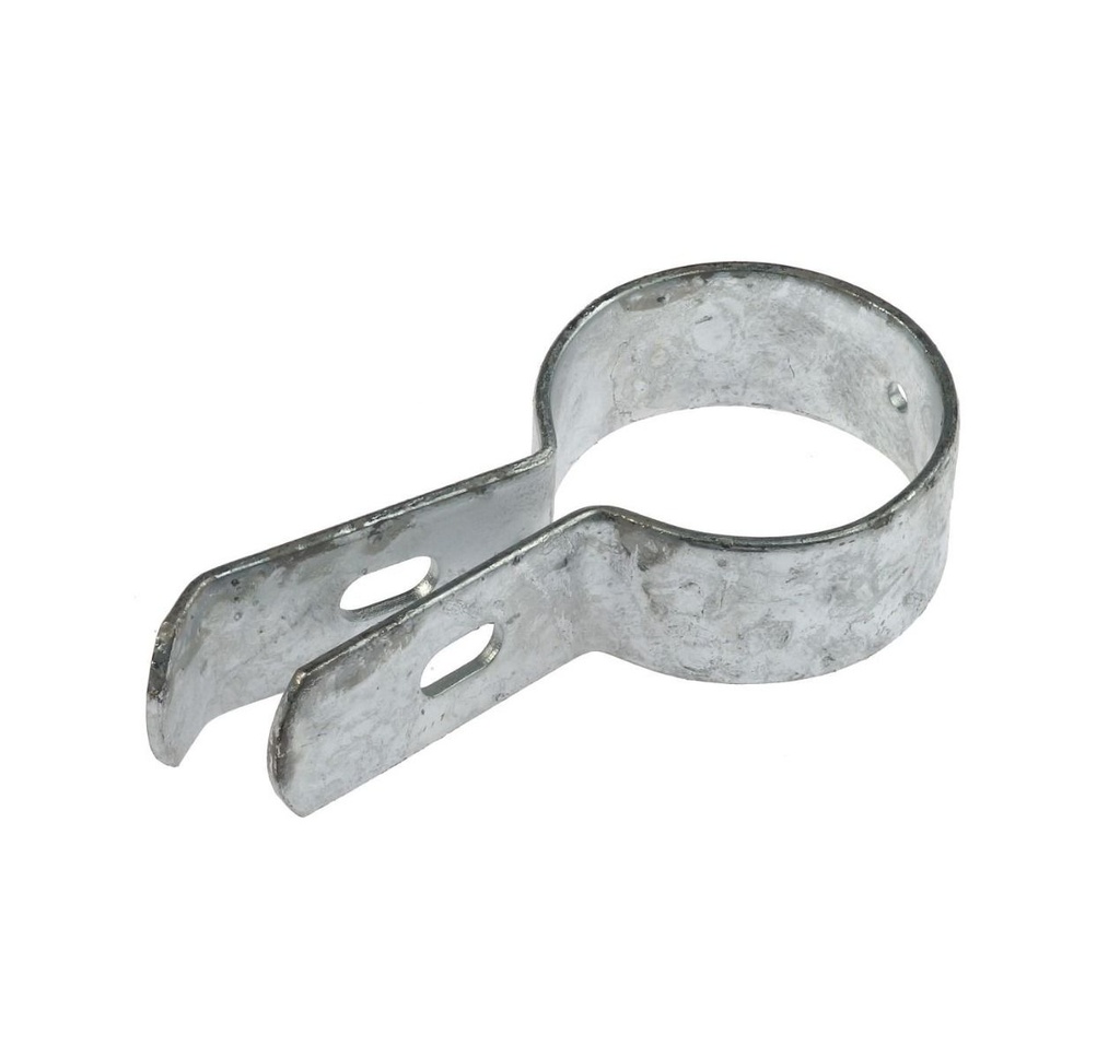 Eindbeugel voor dubbelstaafmat ø 60 mm th.vz. RAL 7016 grijs
