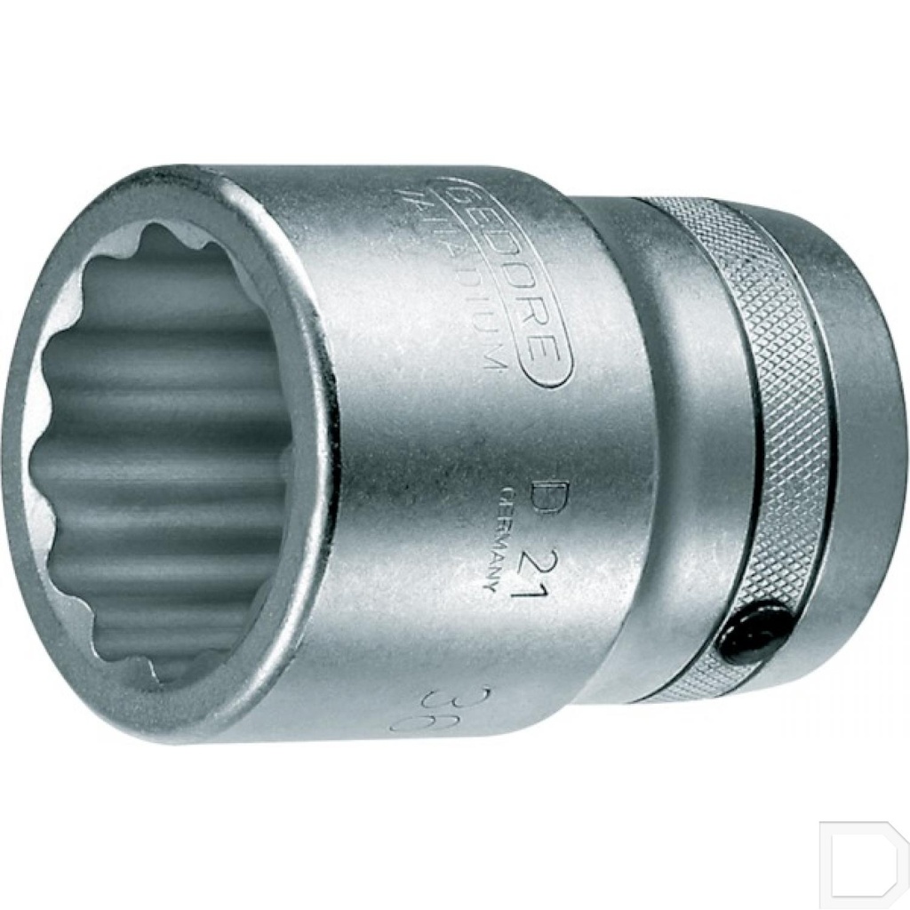 Dopsleutel 1" 4-kant met dop 75mm