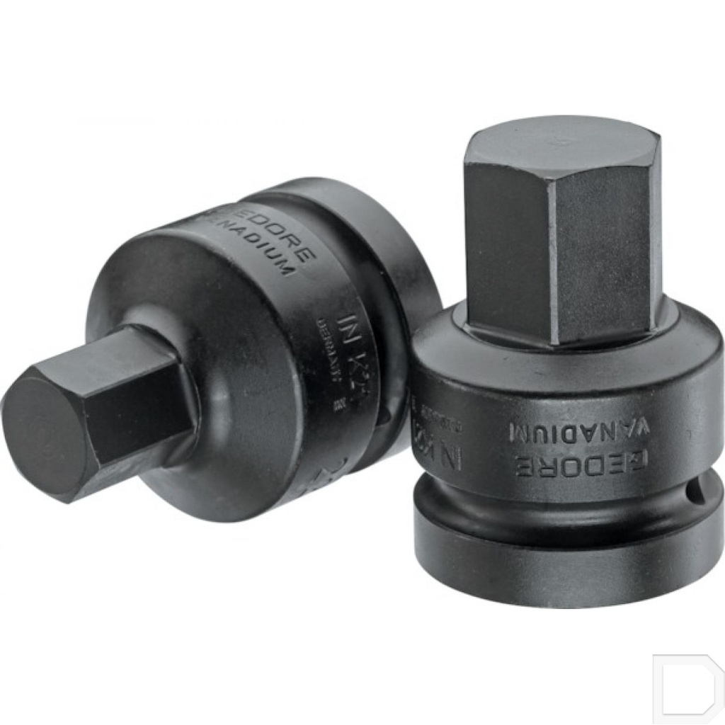 Slagmoerdopsleutel tbv binnenzeskant-schroeven 1"  +Impact bit socket 1" 19 mm 