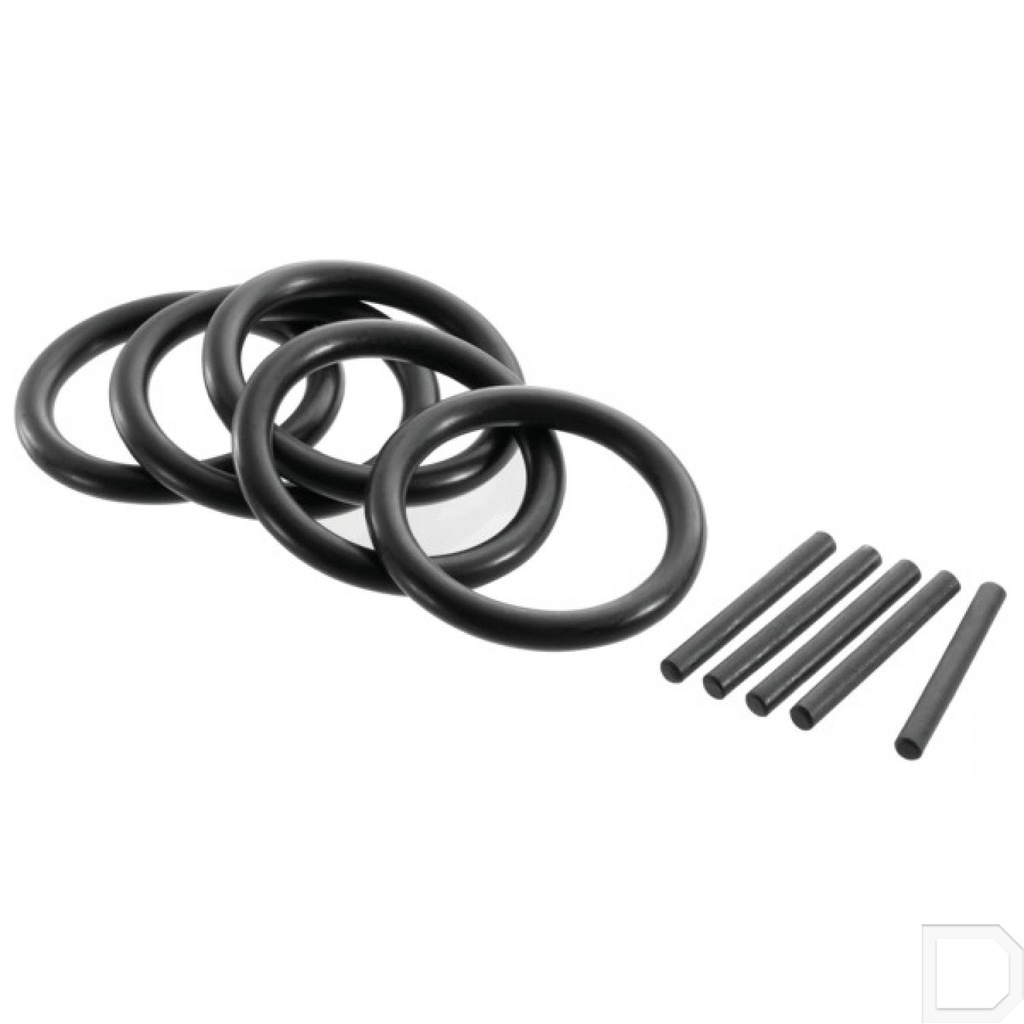 Set van 5 ringen en 5 stiften 1" Expert