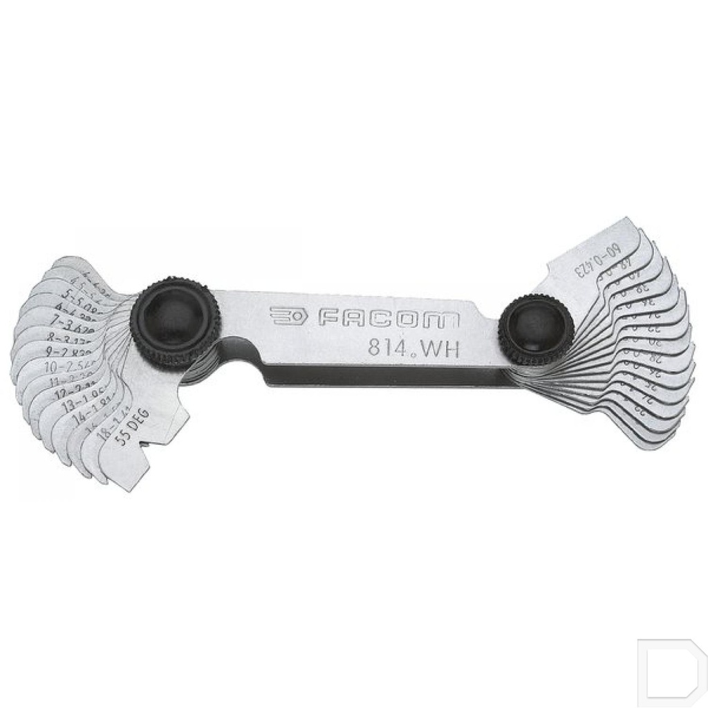 Schroefdraadmeter Whitworth Facom