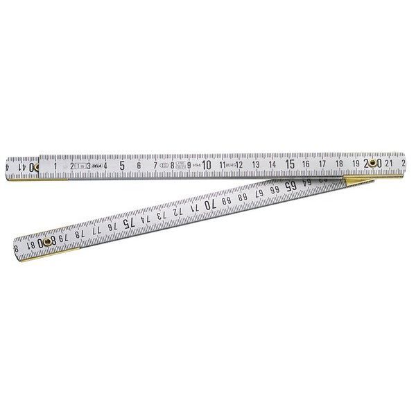 Duimstok aluminium 1 mtr.