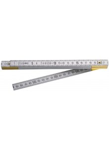 Duimstok aluminium 2 mtr.