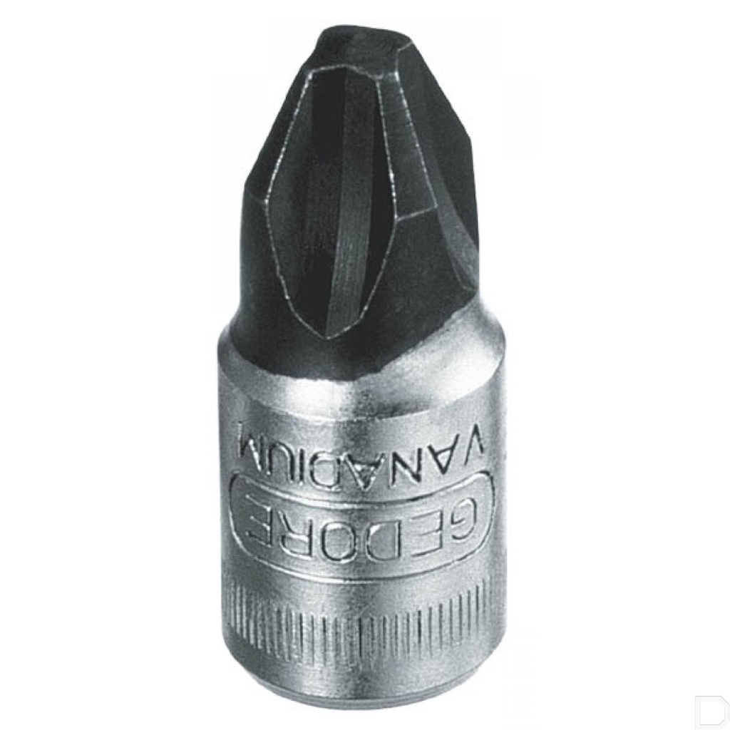 Dop kruiskop 1/4" pz no.2