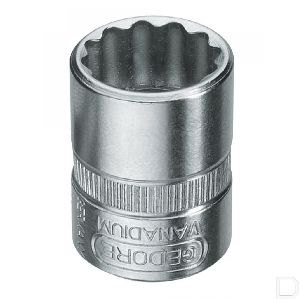 Dop 12-kant 1/4" - 12mm