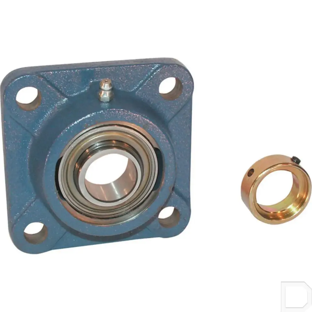 Lagerblok vierkant Ø 20 mm 