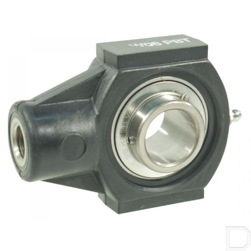 Spanlagerblok 35mm RVS 