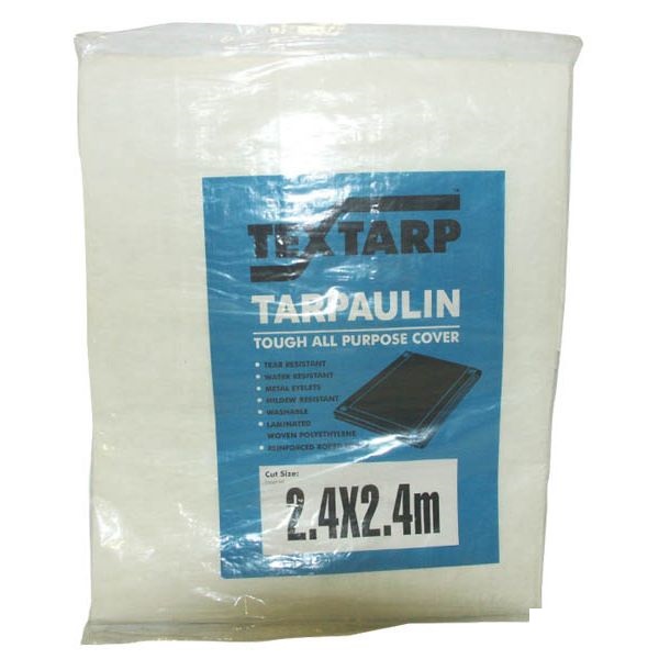 Afdekzeil Polytarp 9,0x7,0m wit