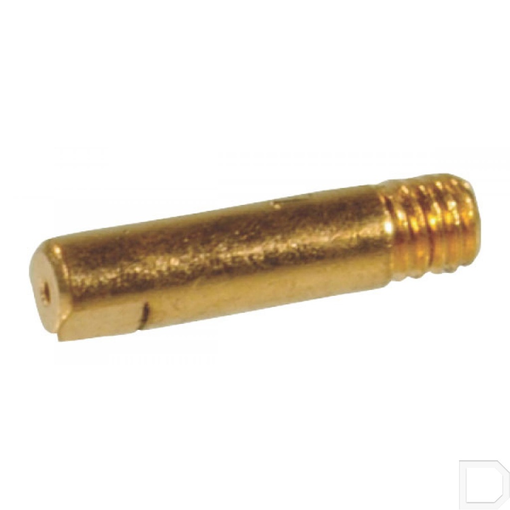 Contacttip M6 Ø1.0mm 25mm lang aluminium TBi