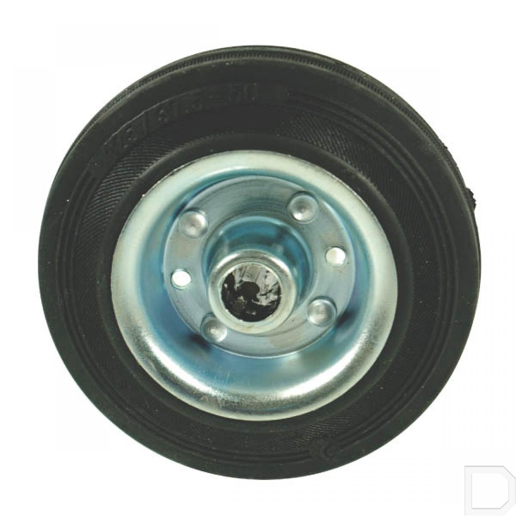 Los wiel 125mm met rollager