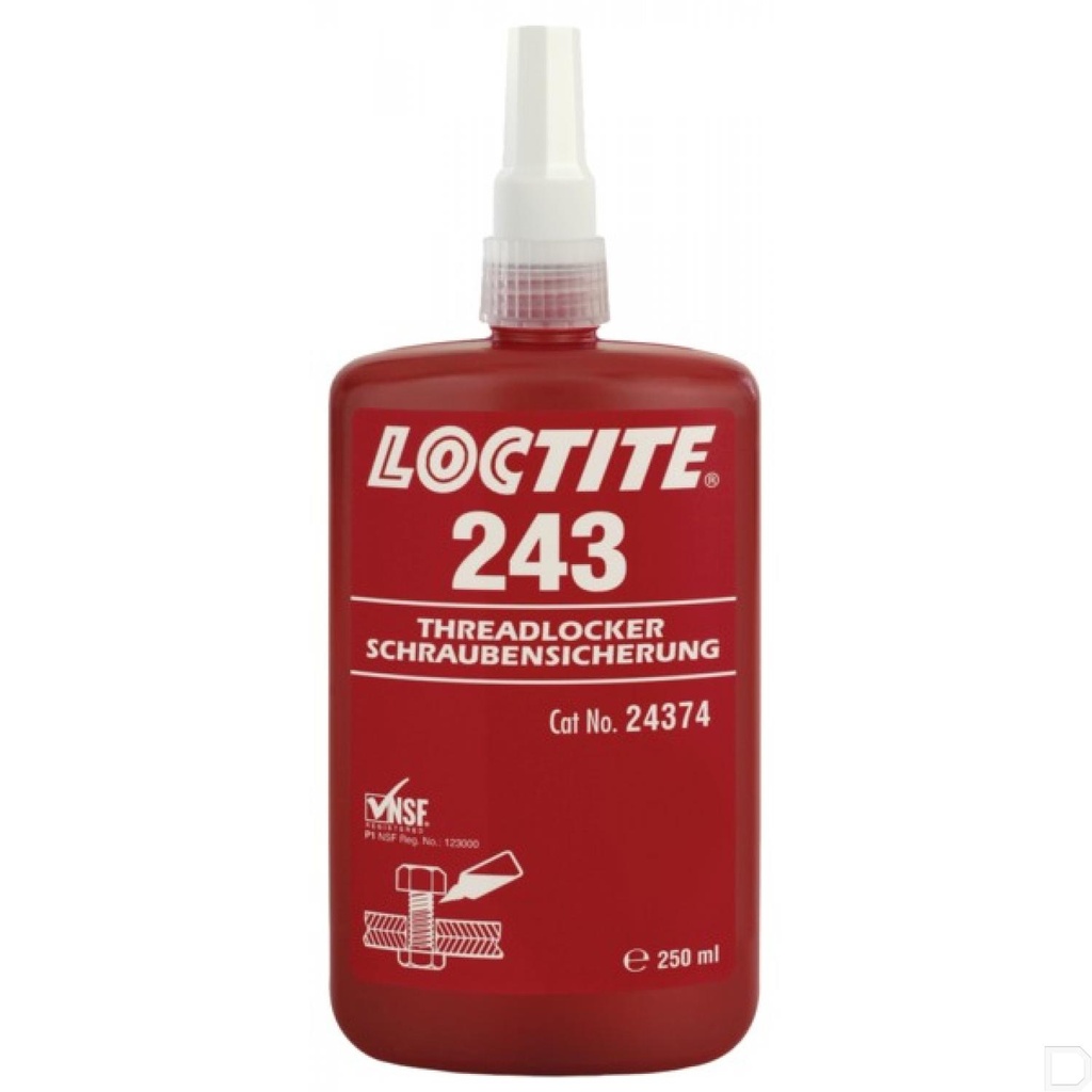 Schroefdraadborgmiddel 243 250ml Loctite