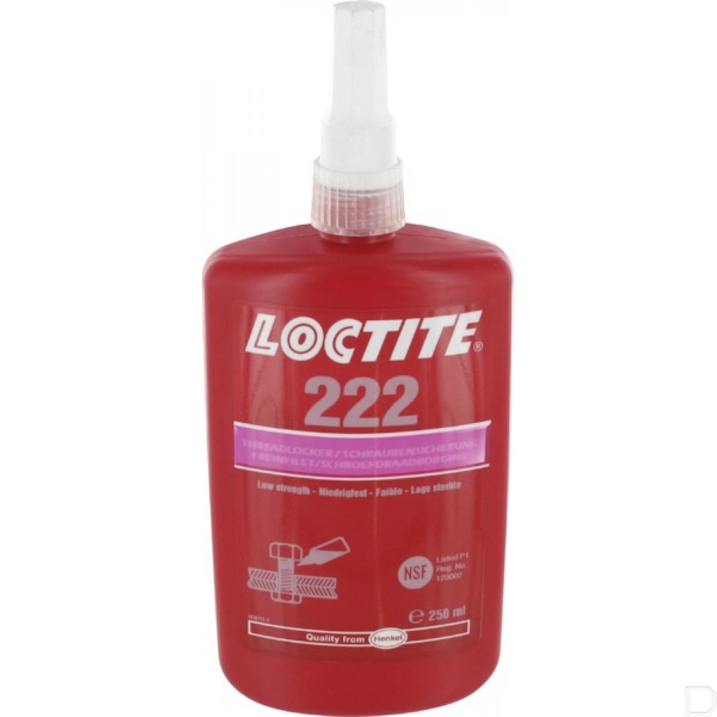 Schroefdraadborging 222 250ml