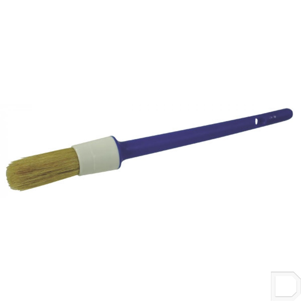 Patent kwast wegwerp wit varkenshaar 35 mm 