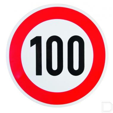 Aanduidingsbord 100 km/h Ø 200 mm