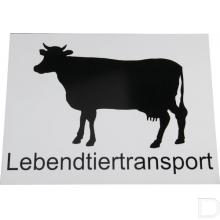Aanduidingsbord transport levende dieren