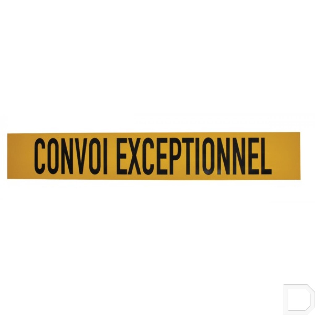 Bord 1250 x 175 mm "Convoi exceptionnel"
