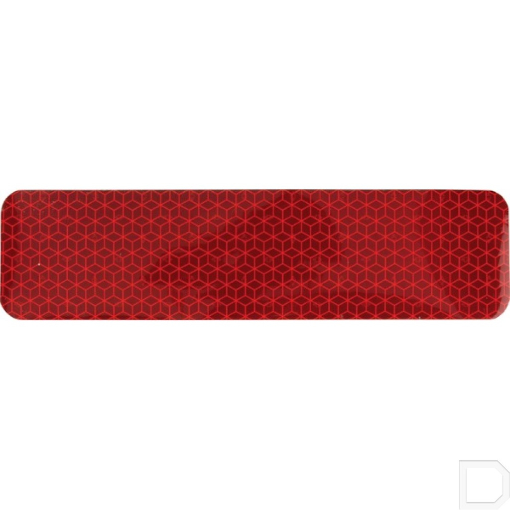 Reflecterende tape rood 50 x 200 mm