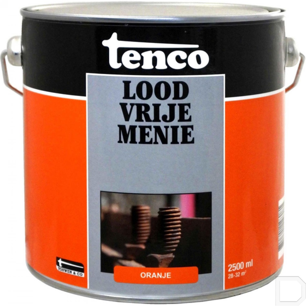 Loodvrije menie oranje 2.5L