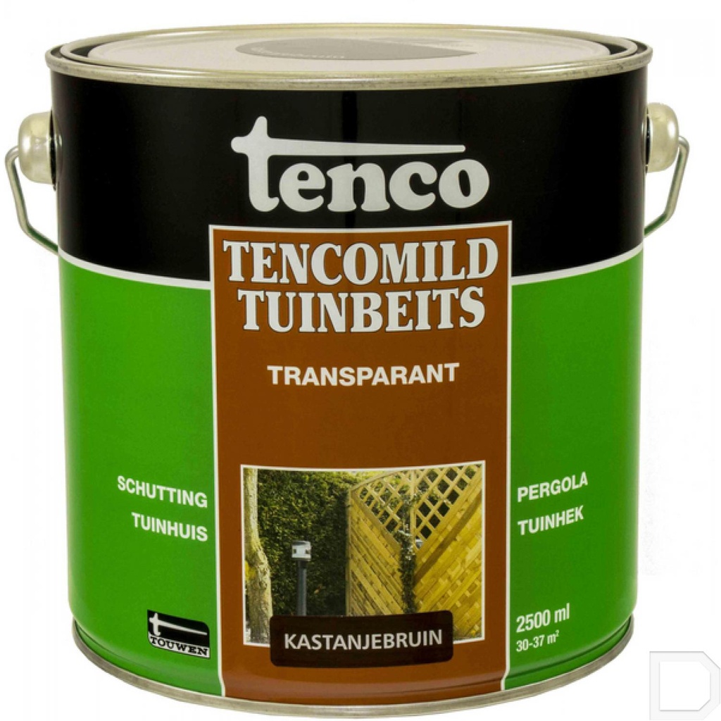 Tuinbeits transparant kastanjebruin 2,5L