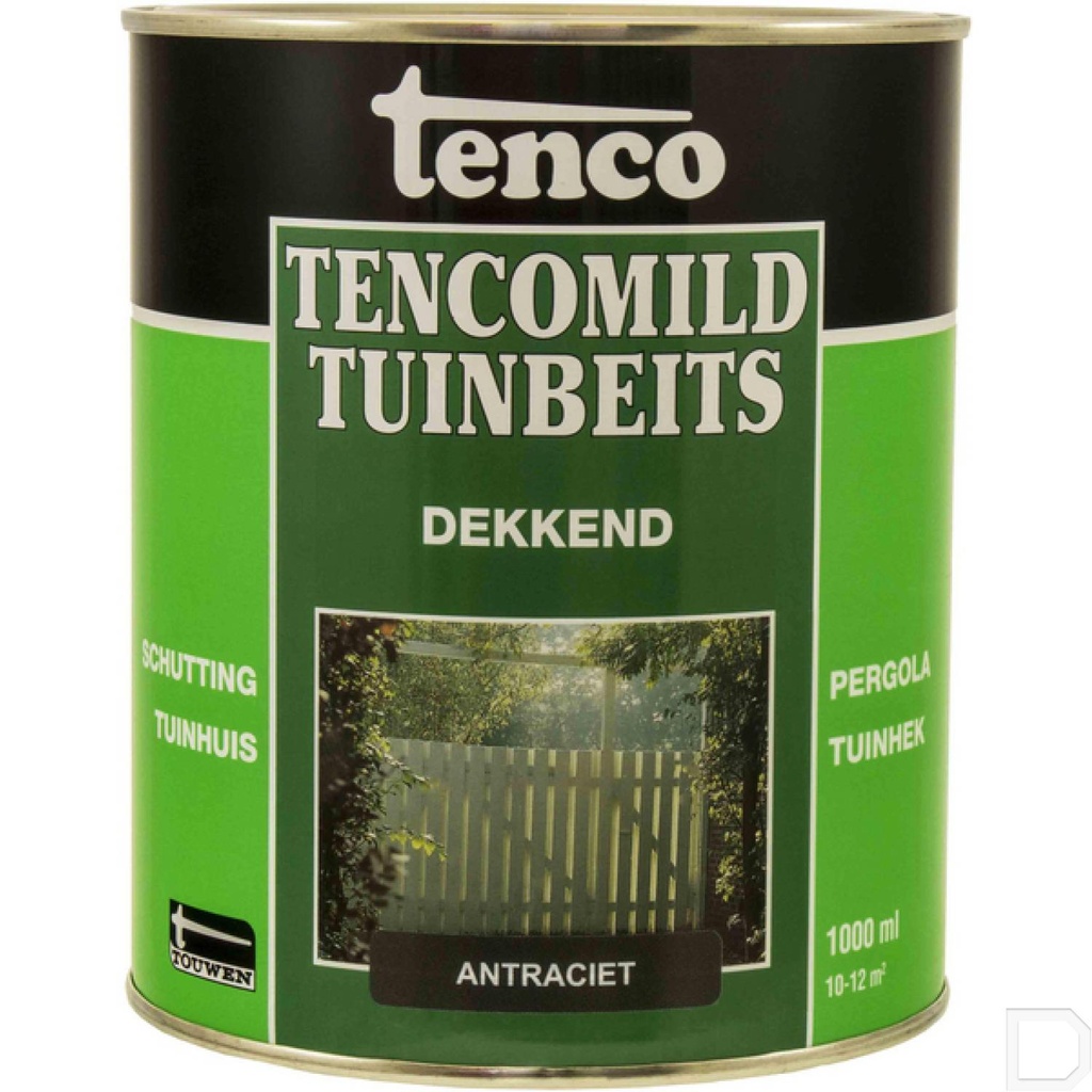 Tuinbeits antraciet dekkend 1L