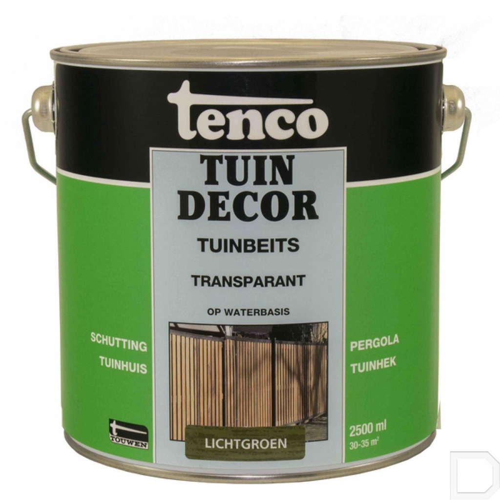 Tuinbeits transparant lichtgroen 2,5L