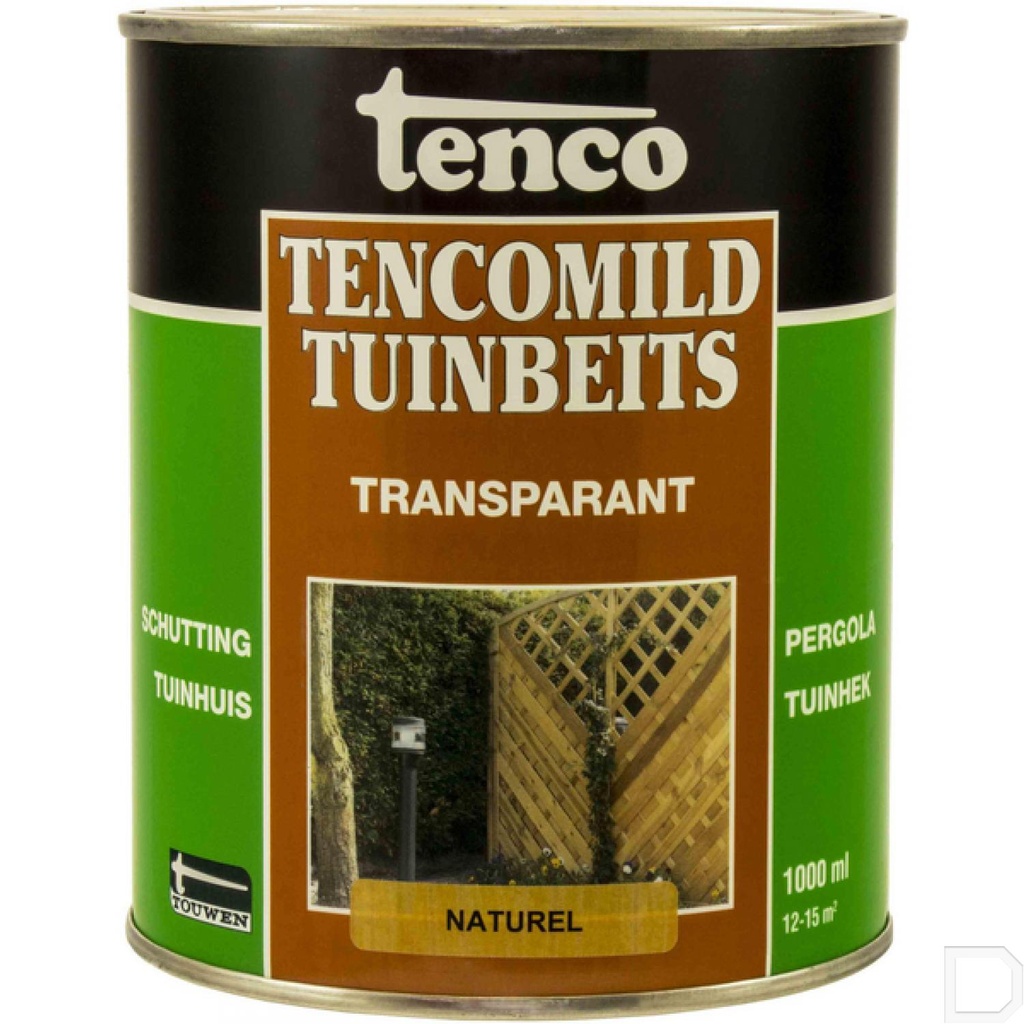 Tuinbeits transparant naturel 1L