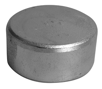 Aluminium paaldop Ø 90 mm overschuif RAL 7016 grijs