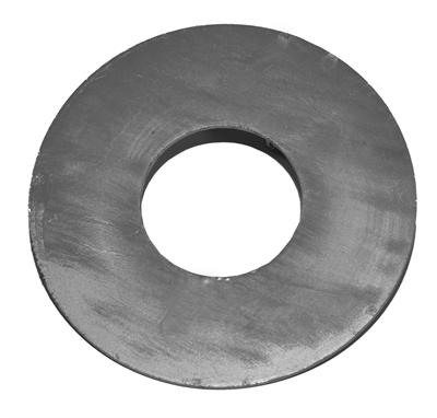 Maaiveldring ø 150 x 3 mm, gat ø 62 mm RAL 9005 th.vz.