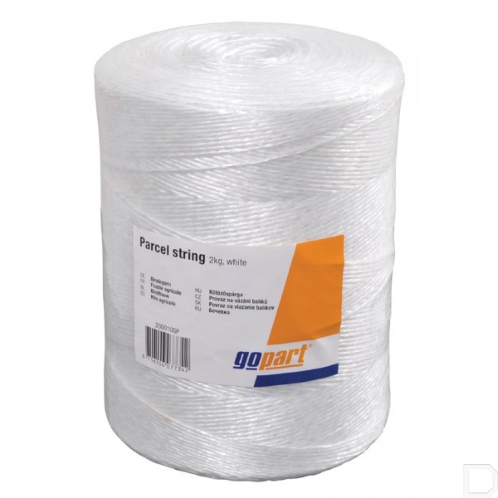 Bindtouw PP 2 kg wit