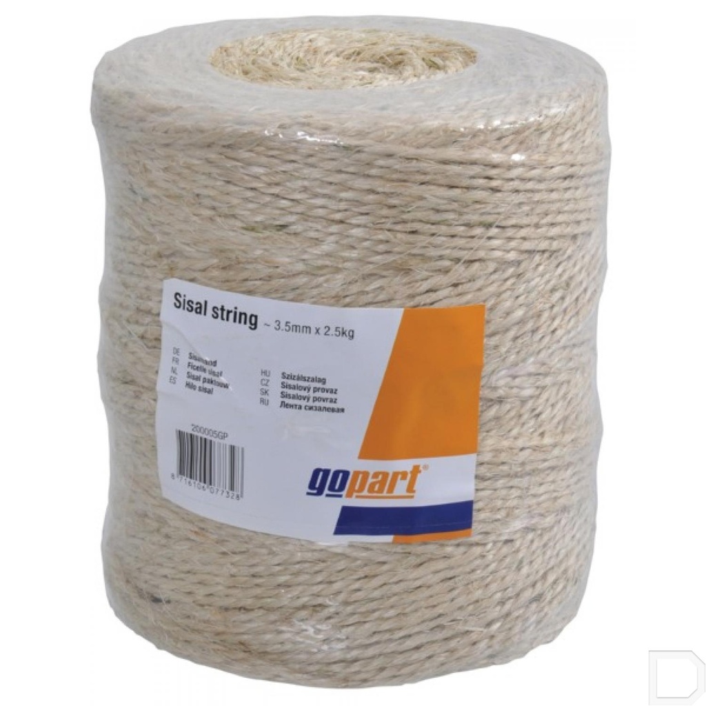Sisal paktouw ca. 3,5 mm x 500m