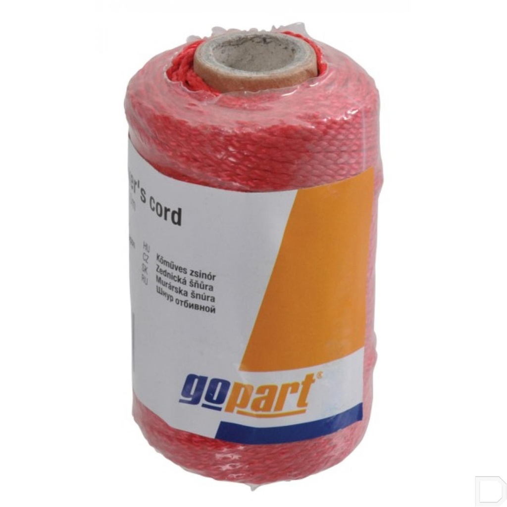 Metselkoord PP 1,75mm rood 50m