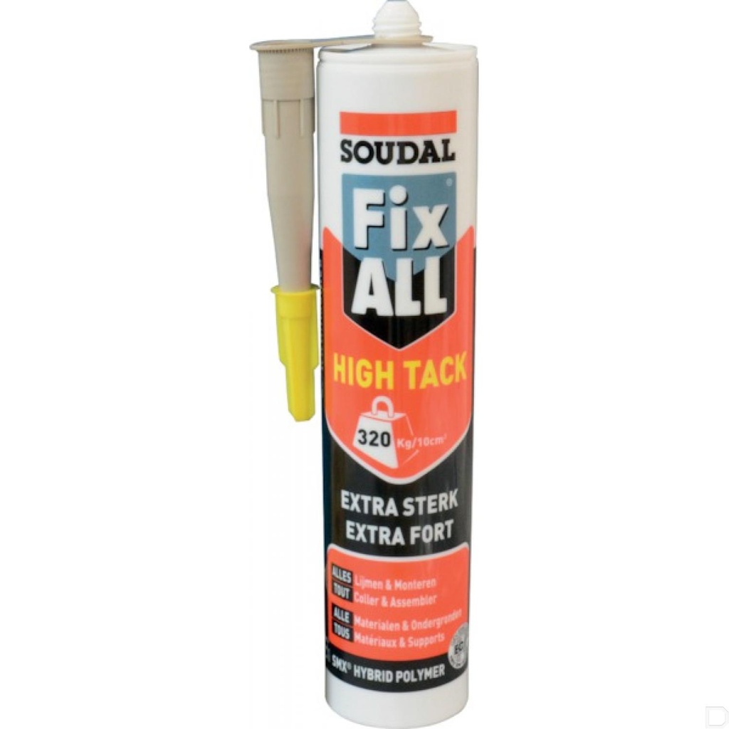 Lijmkit Fix-all High Tack 290ml beige