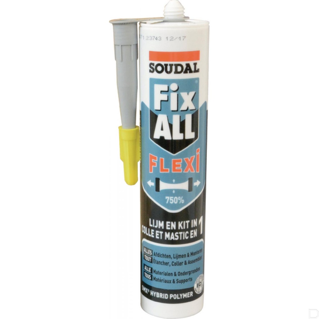 Lijmkit Fix-all classic 290ml grijs