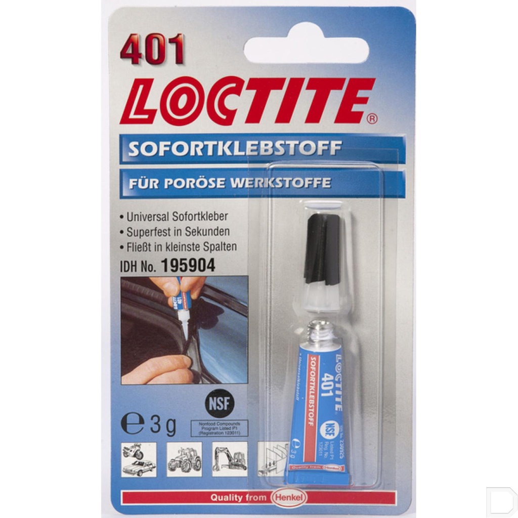 Secondelijm 401 3g