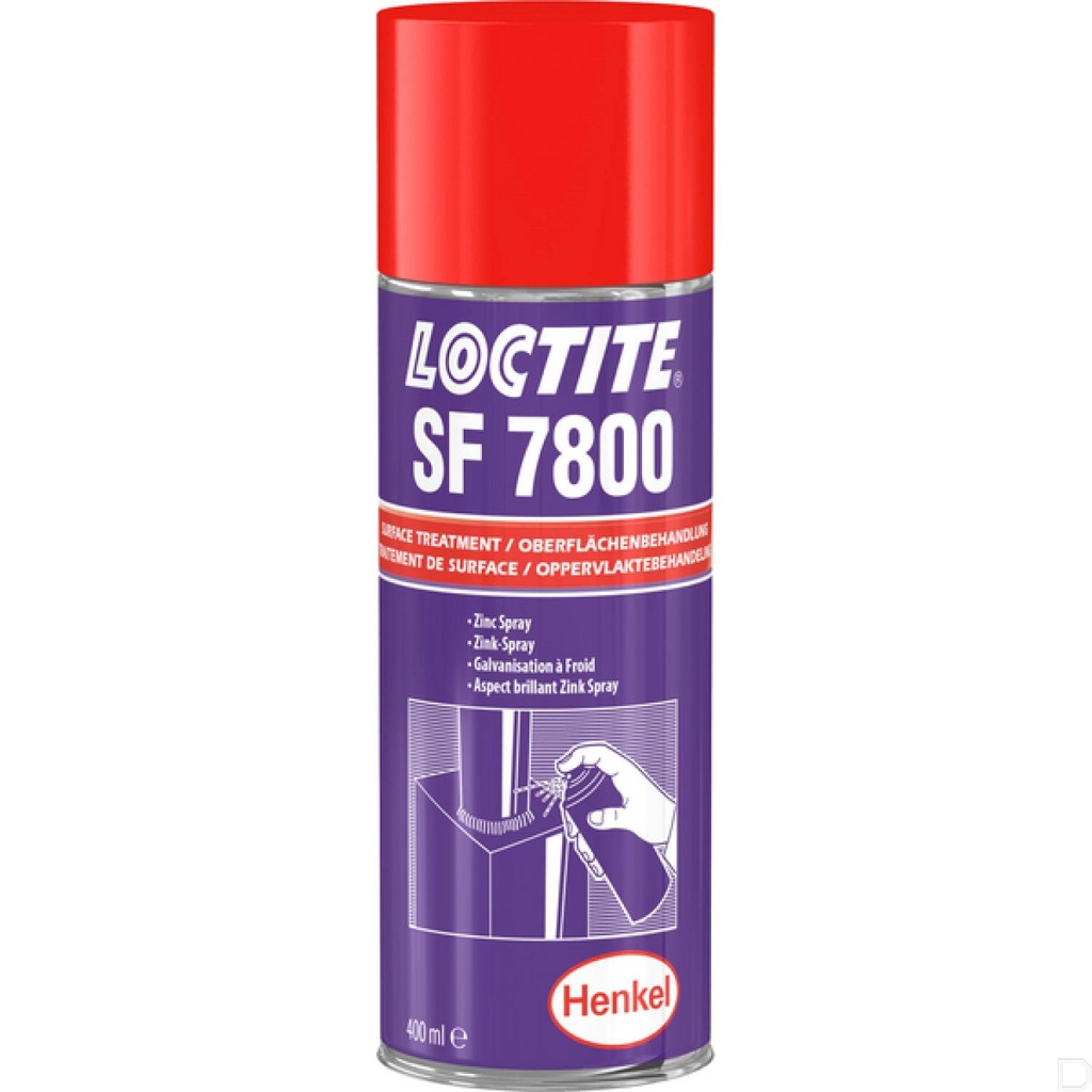 Zink spray glanzend 7800 400ml