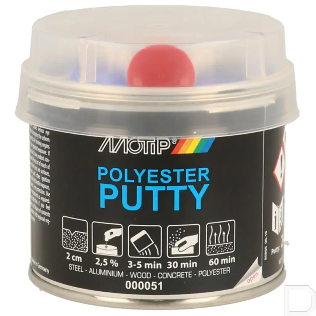 Polyester plamuur 250 gr.