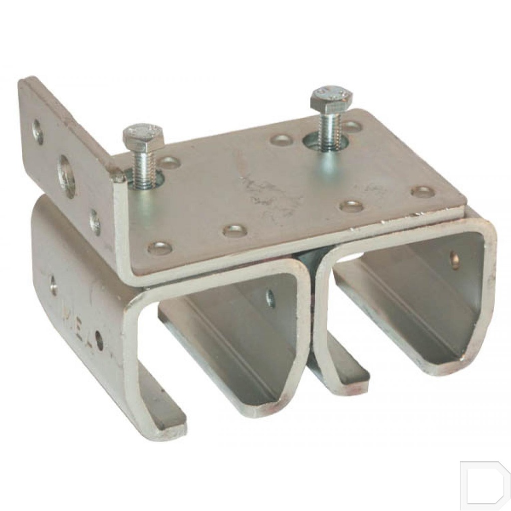 Wandhouder voor rail dubbel gr.3