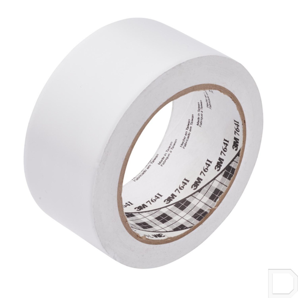 Vinyl tape 764 50 mm x 33 m wit 