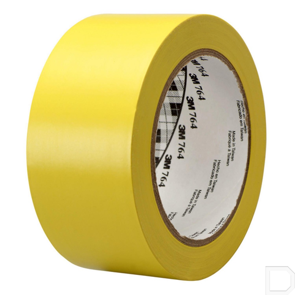 Vinyl tape 764 50 mm x 33 m geel