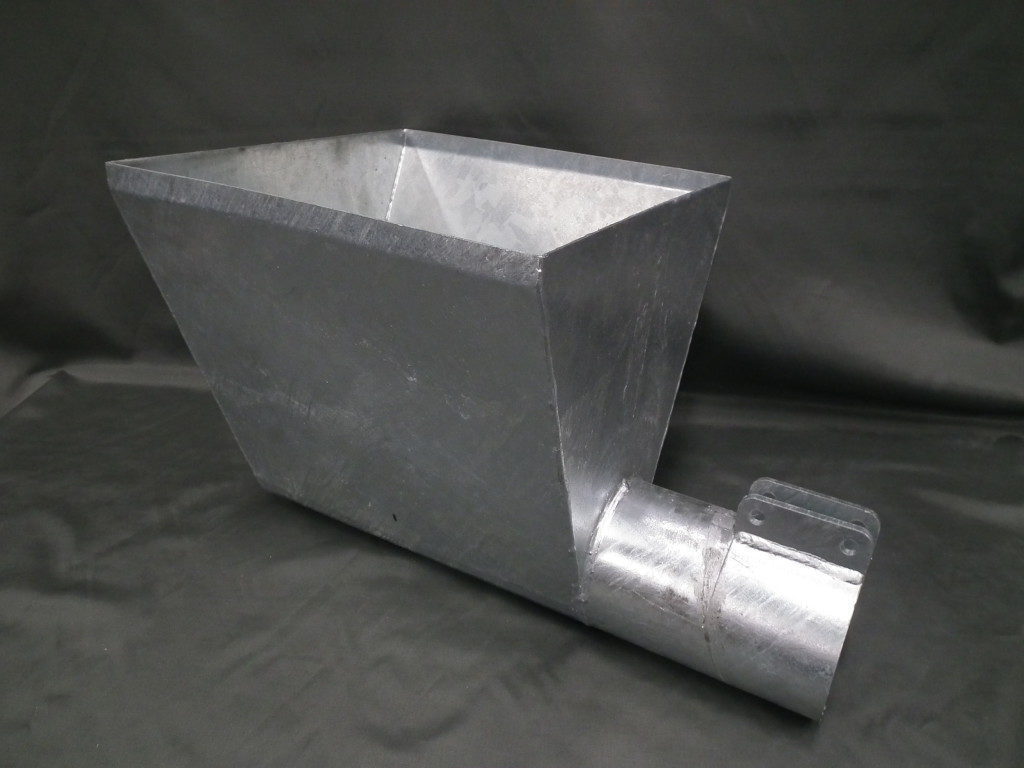 Overnamebak Ø 80 mm met deksel en inloop