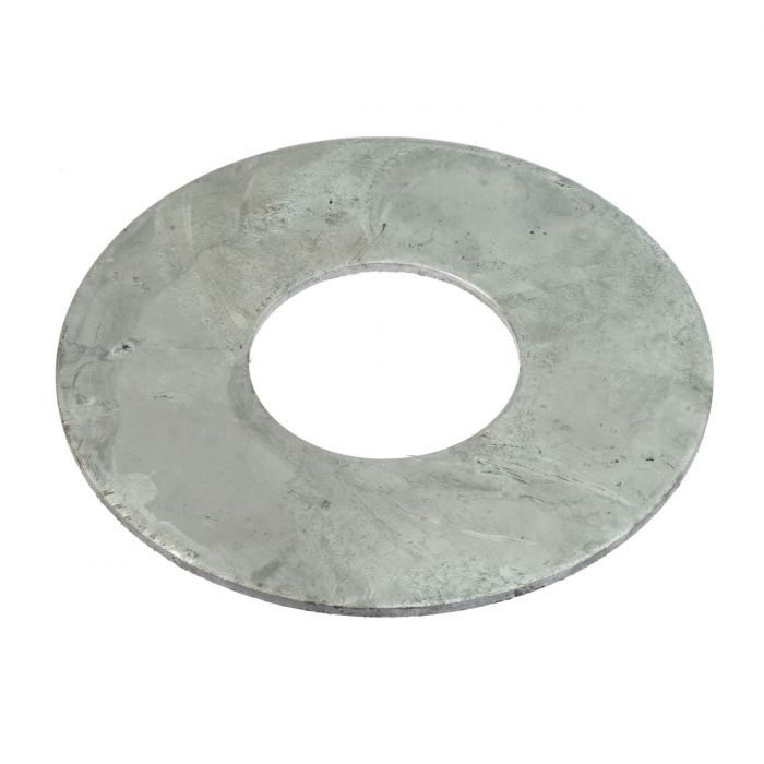 Maaiveldring ø 190 x 3 mm, gat ø 92 mm RAL 9005 th.vz.