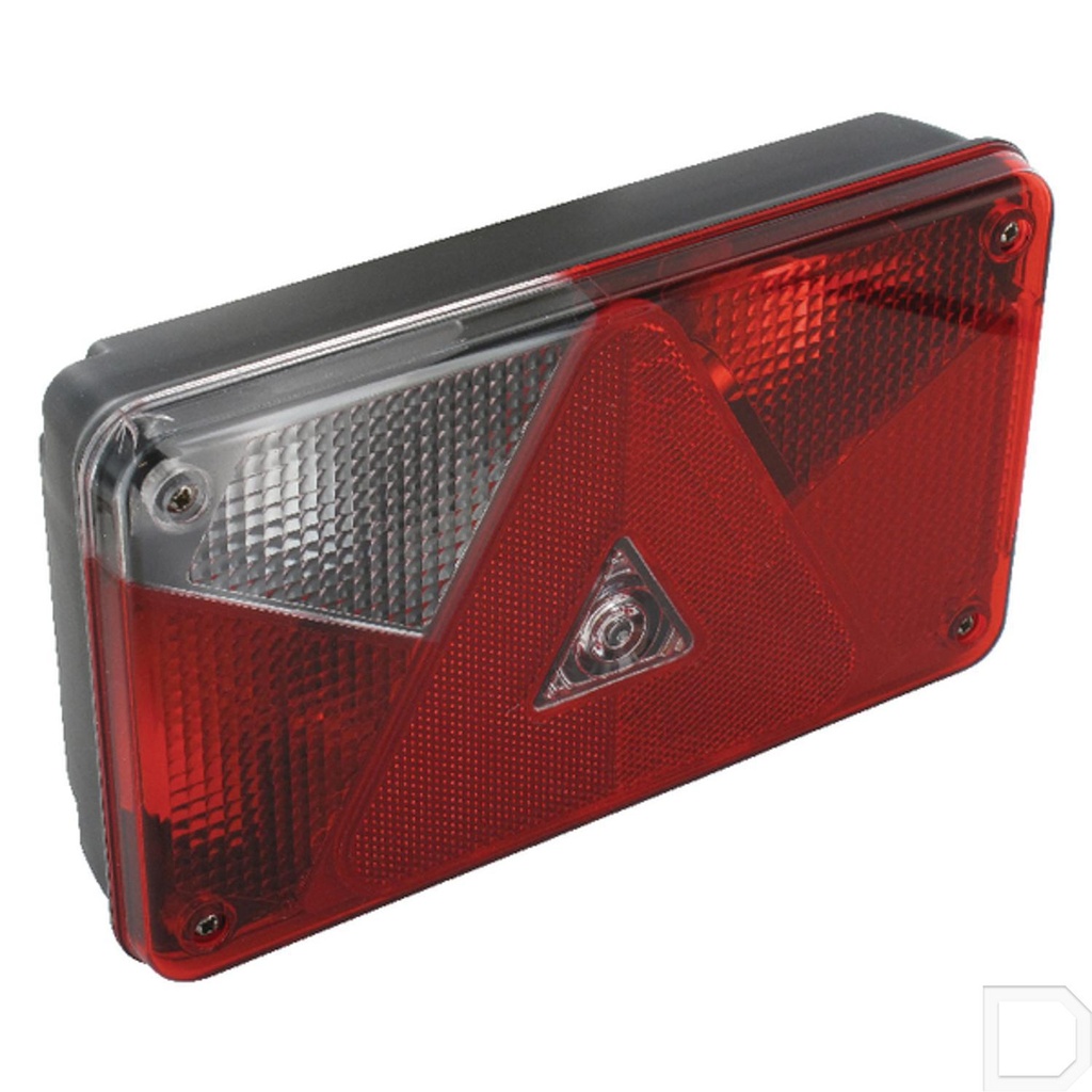 Achterlicht Multipoint V links rechthoek 12V