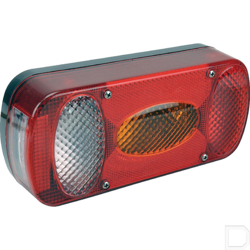 Achterlicht Midipoint ll rechthoek opbouw 12V