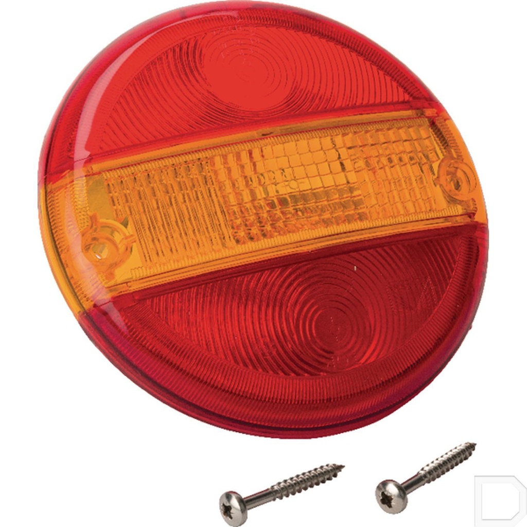 Lampglas rond voor 3 kamerlichten