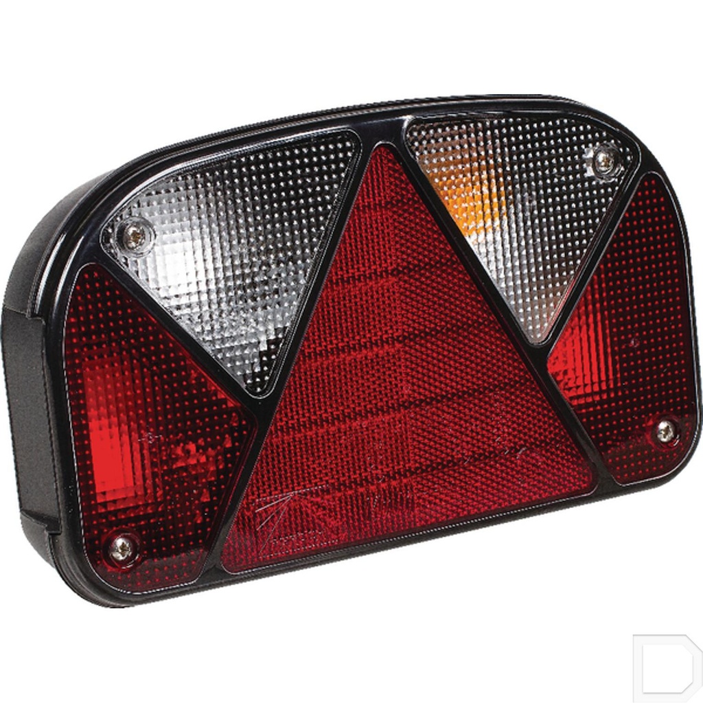 Achterlicht Multipoint II rechts rechthoek 12V