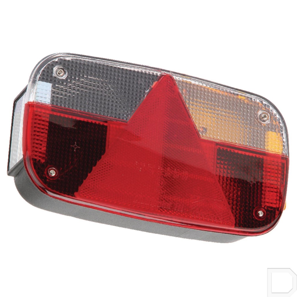 Achterlicht Multipoint lll rechts rechthoek 12V