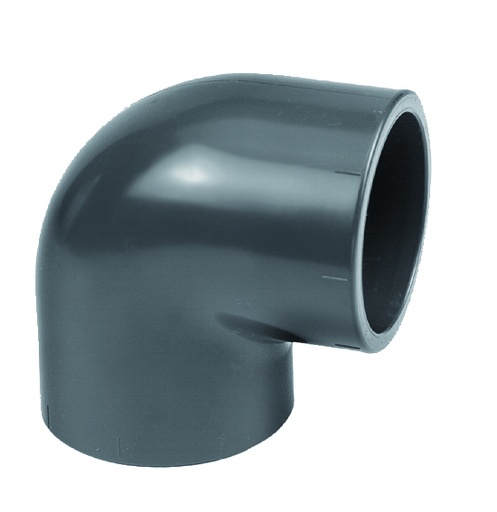 [L2.25.075] PVC knie 90° 75x75mm 16bar