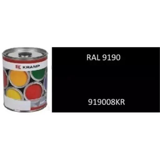 [919008KR] Kunstharslak RAL9190 matzwart 1L