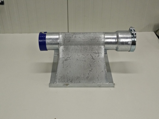 [SPB 0114 SU 0000] Spiraalbak met rechte uitloop t.b.v. spiraal van Ø 114 mm